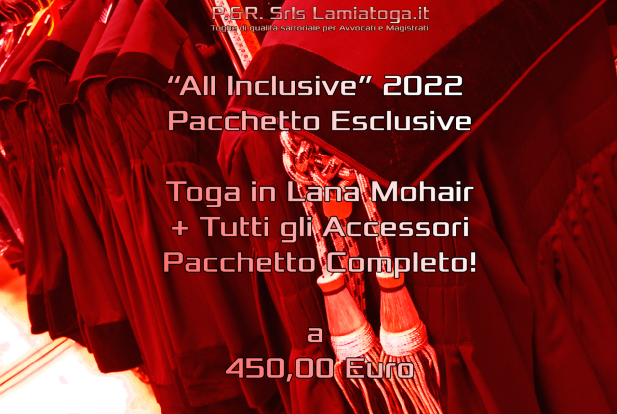 All Inclusive 2022 Toga in Lana Mohair